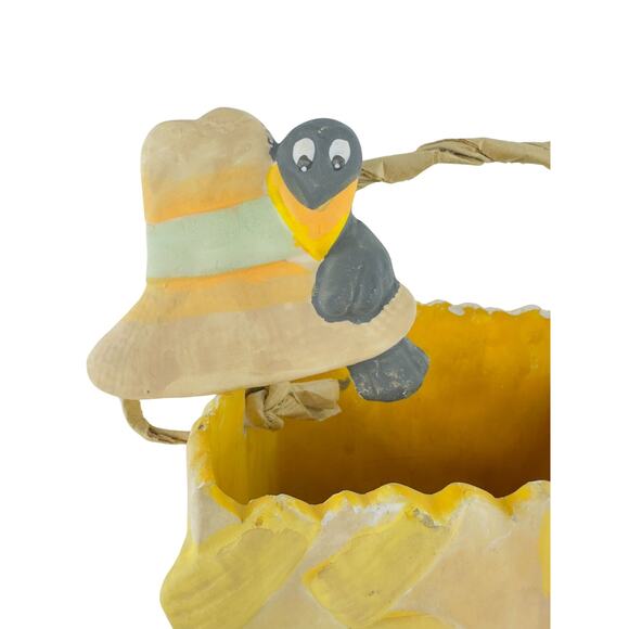 Vintage House of Lloyd Scarecrow Treat Bag Ceramic Fall Halloween Farm Decor - Picture 7 of 16